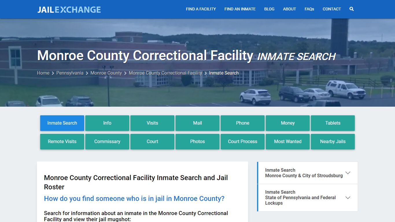 Monroe County Inmate Search | Arrests & Mugshots | PA - Jail Exchange